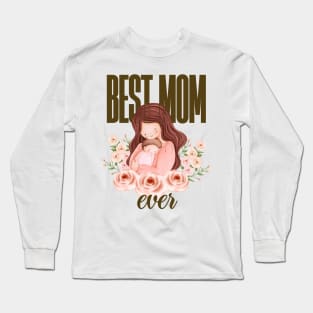 Best Mom Ever Vintage Long Sleeve T-Shirt